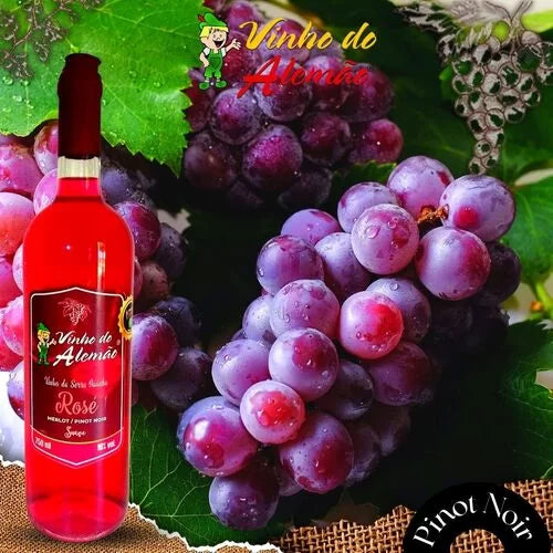 Vinho Rosé Suave 750ml - Cachaçaria do Alemão