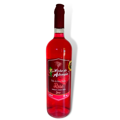 Vinho Rosé Suave 750ml - Cachaçaria do Alemão