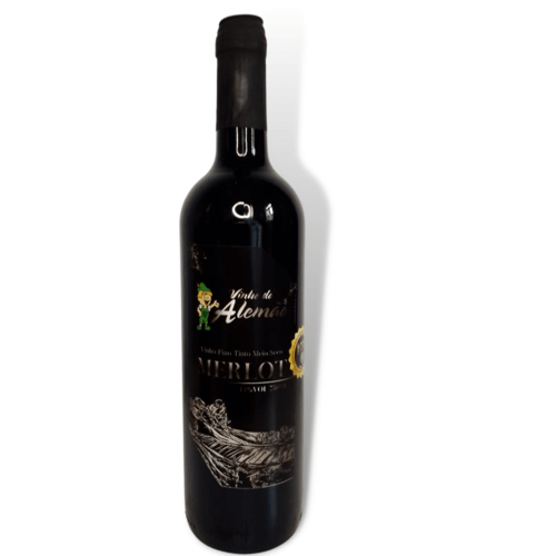 Vinho do Alemão Merlot 750ml - Cachaça.com.br