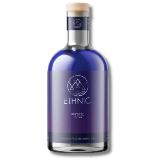 Ethnic Mystic Dry Gin Colorido Azul 750ml - Cachaça.com.br